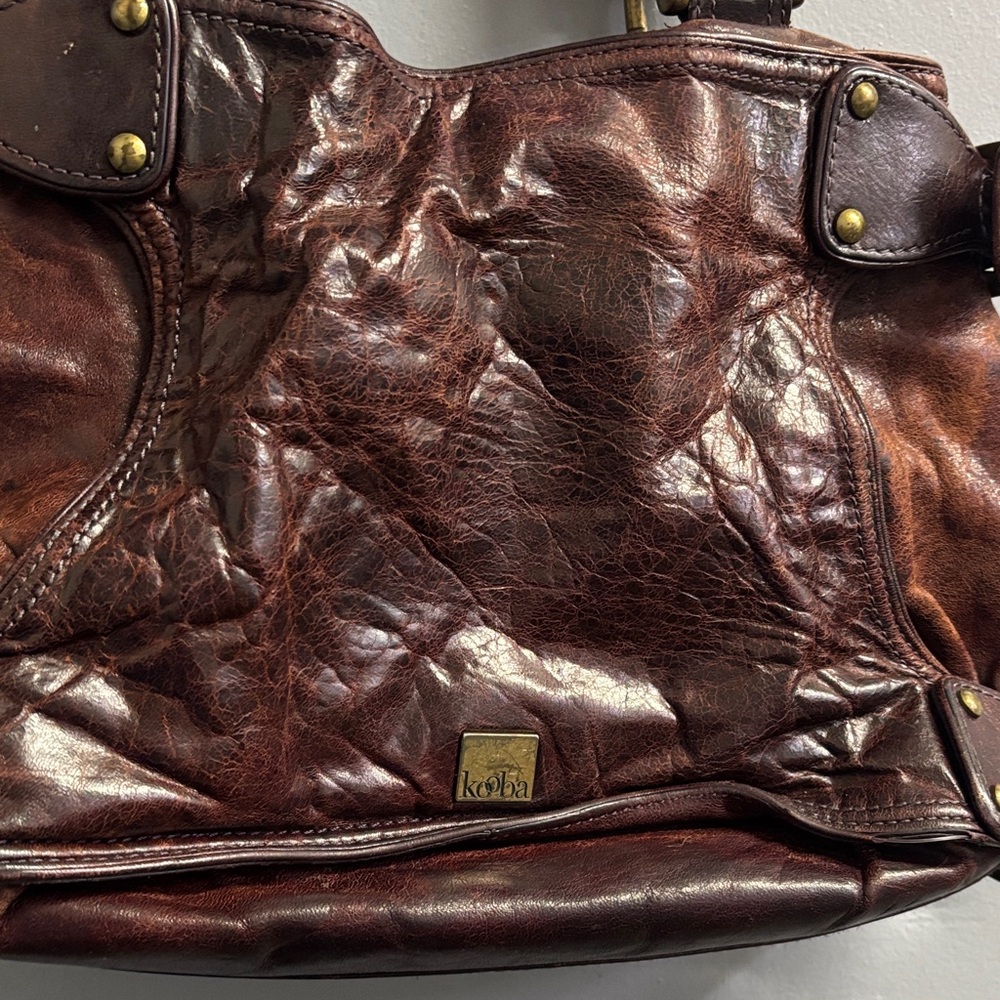 Koba Brown Leather Handbag
